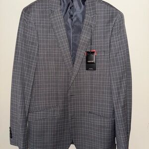 NWT Men's Gray Checkered Blazer 42L